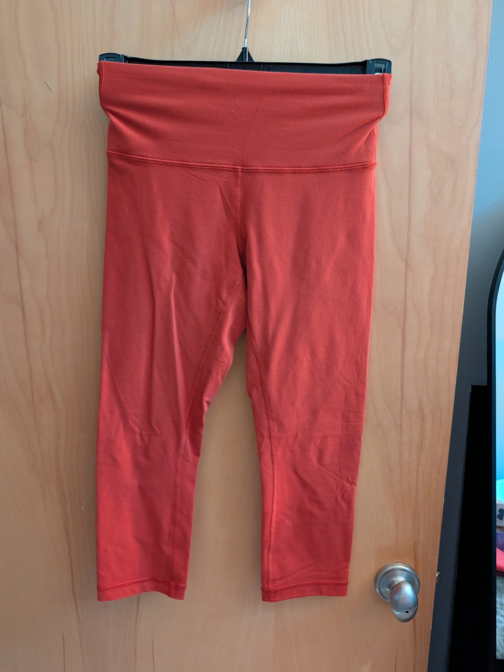 lululemon athletica Orange Capri Leggings